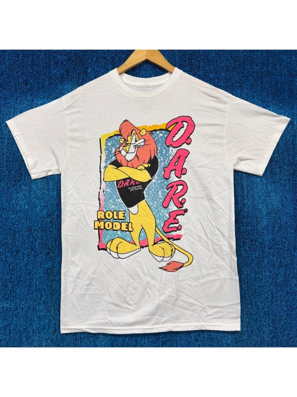 D.A.R.E. Role Model White T-Shirt Size Medium